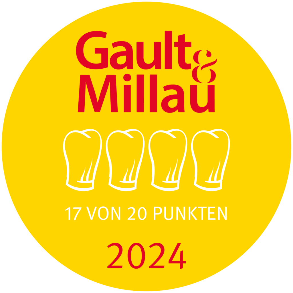 Auszeichnung Gault Millau 4 Hauben